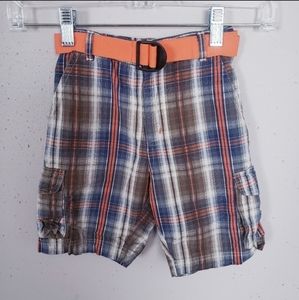 Sophie and Sam Plaid Shorts Boys Size 6